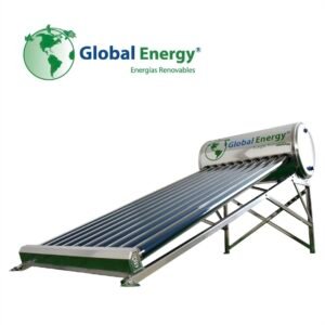 Calentador solar Global Energy de 130 litros para 3 personas con 10 tubos al vacío