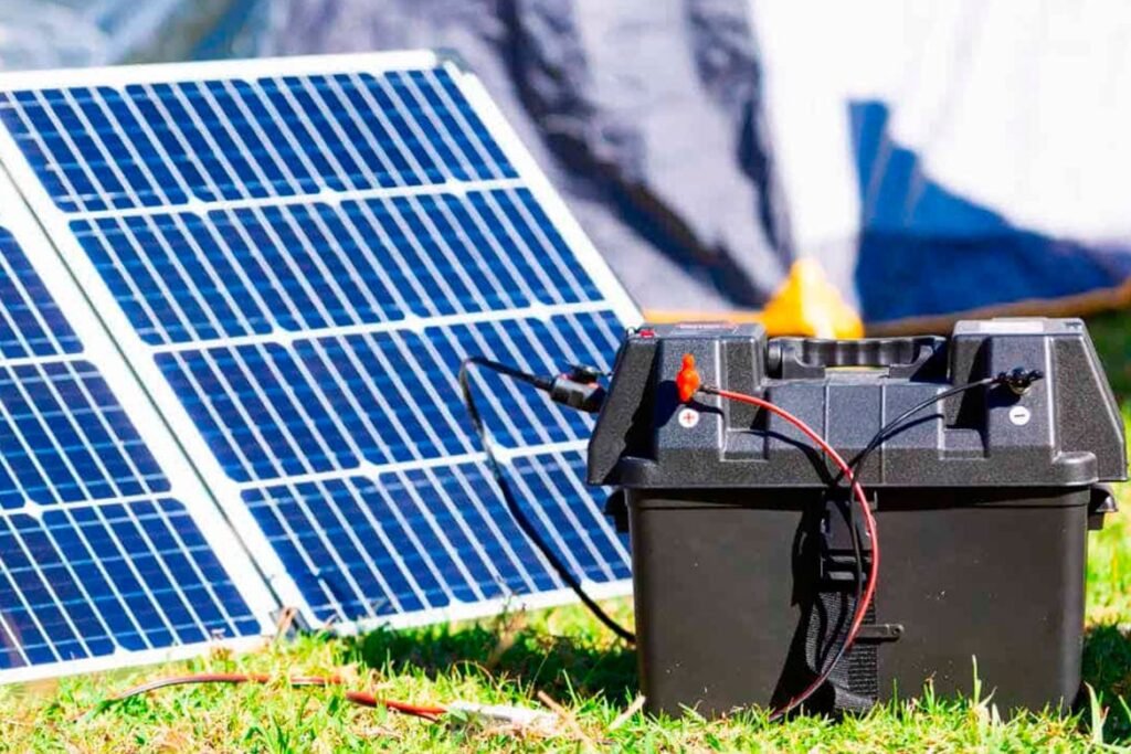 bateria solar para panel fotovoltaico